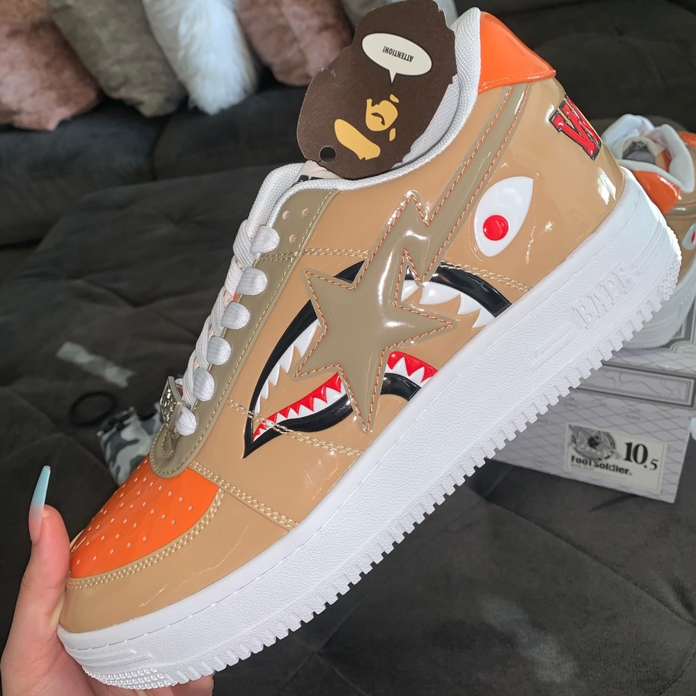 COPY - BAPE BAPESTA LOW M1’s MAD SHARK